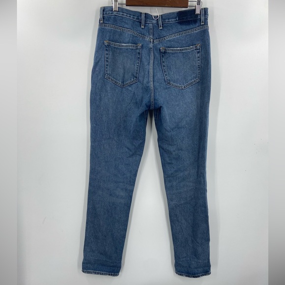 Wilfred Free Nikki High Waisted Relaxed Fit Tapered Jeans Women's 8 Medium Wash - Picture 5 of 9